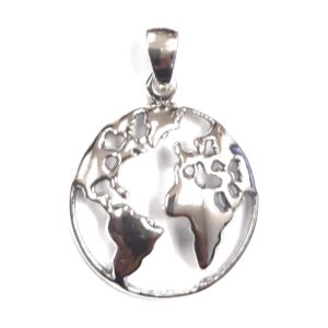 925 Sterling Silver C.Z Pendant P-471