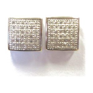 925 Sterling Silver C.Z Earrings E-160