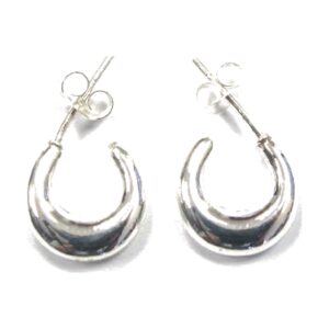 925 Sterling Silver Hoop Earrings EHPF-101