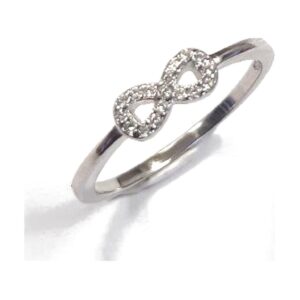 925 Sterling Silver Infinity Ring INF-106