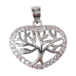 925 Sterling Silver Tree of Life Pendant with Heart16.5MM TOL-465