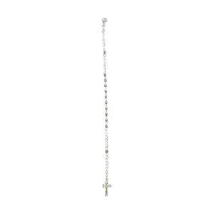 925 Sterling Silver Rosary Bracelet 4MM/20CM RBR-4MM