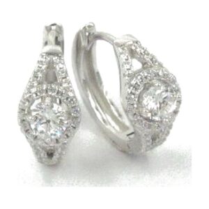 925 Sterling Silver C.Z Earrings E-121