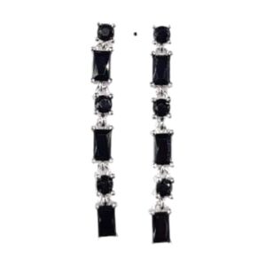 925 Sterling Silver Available in White stones E-406