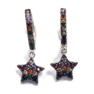 925 Sterling Silver C.Z Earrings E-510