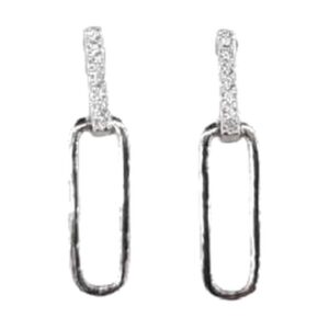 925 Sterling Silver PaperClip E-513