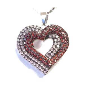 925 Sterling Silver Available in White & Pink P-322