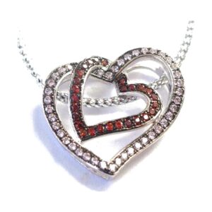 925 Sterling Silver Available in White & Amethyst P-325