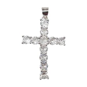 925 Sterling Silver Round stones PCR-911
