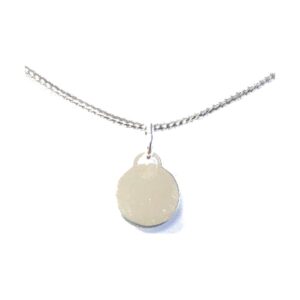 925 Sterling Silver Round Disc PDRND-12MM