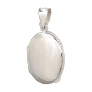 925 Sterling Silver Locket Plain PLK-110