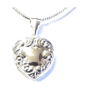 925 Sterling Silver Locket Pendant PLK-124