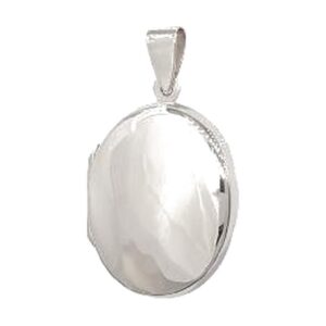 925 Sterling Silver Locket Plain PLK-230