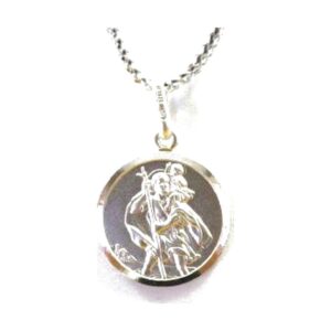 925 Sterling Silver Saint Christopher Pendant PSC-103