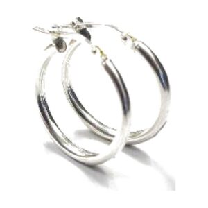 925 Sterling Silver Hoop Earrings EHP-2MM/15MM