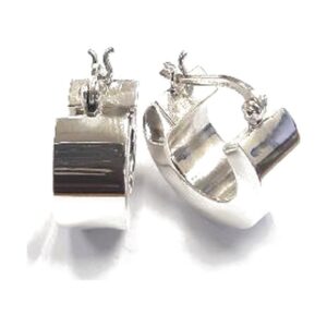 925 Sterling Silver Hoop Earrings EHPD-8/17MM