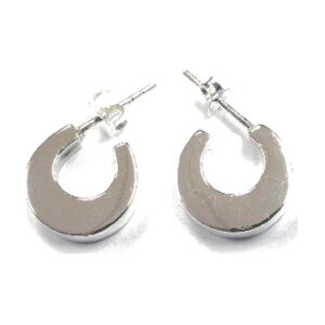 925 Sterling Silver Hoop Earrings EHPF-103