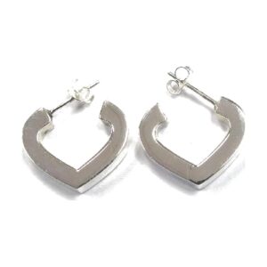 925 Sterling Silver Hoop Earrings EHPF-110