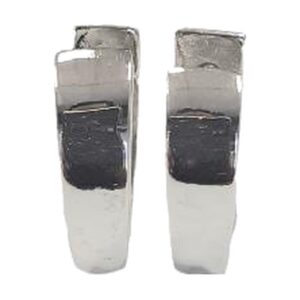 925 Sterling Silver Hoop Earrings EH-T5.0 X 11MM