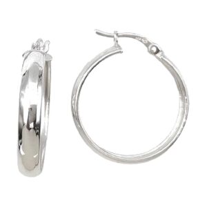 925 Sterling Silver Hoop Earrings EH-06