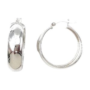 925 Sterling Silver Hoop Earrings EH-07
