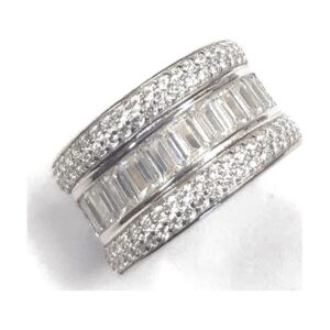 925 Sterling Silver C.Z Ladies Ring RCZ-1157