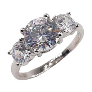 925 Sterling Silver C.Z Ladies Ring RCZ-1511