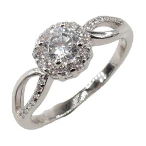 925 Sterling Silver C.Z Ladies Ring RCZ-1521