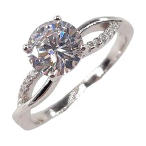 925 Sterling Silver C.Z Ladies Ring RCZ-1522