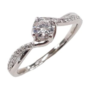 925 Sterling Silver C.Z Ladies Ring RCZ-1523