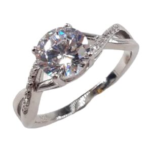 925 Sterling Silver C.Z Ladies Ring RCZ-1524