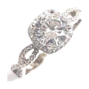 925 Sterling Silver C.Z Ladies Ring RCZ-1565