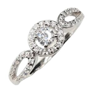 925 Sterling Silver C.Z Ladies Ring RCZ-1568