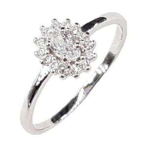 925 Sterling Silver C.Z Ladies Ring RCZ-1570