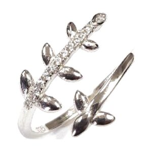 925 Sterling Silver C.Z Ladies Ring RCZ-1607
