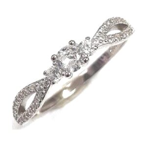 925 Sterling Silver C.Z Ladies Ring RCZ-1618