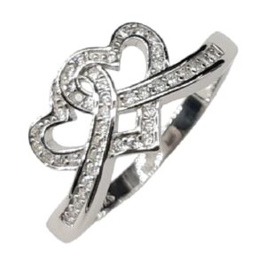 925 Sterling Silver Heart RCZ-1719