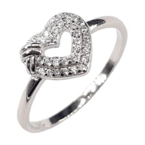 925 Sterling Silver Heart RCZ-1720