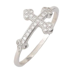 925 Sterling Silver C.Z Ladies Ring RCZ-1730