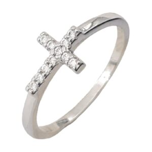 925 Sterling Silver C.Z Ladies Ring RCZ-1731