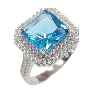 925 Sterling Silver C.Z Ladies Ring RCZ-1756