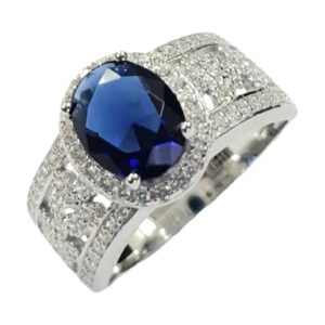 925 Sterling Silver C.Z Ladies Ring RCZ-1759