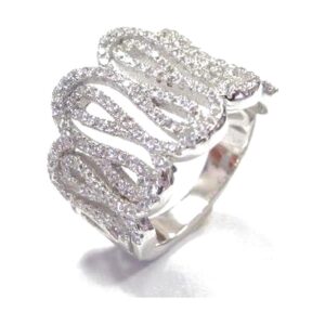 925 Sterling Silver Ladies Ring RMS-1050