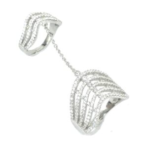 925 Sterling Silver Ladies Ring RMS-1069