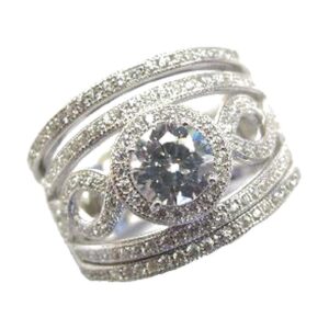 925 Sterling Silver 3Pce Wedding Set RW-113