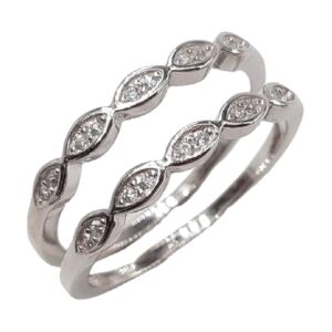 925 Sterling Silver Eternity Rings RW-229