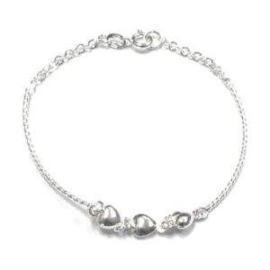 925 Sterling Silver Kiddies Bracelet KBR-113