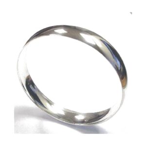 925 Sterling Silver C Shape Bangle BCS-12MM/68