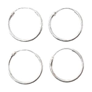 925 Sterling Silver Sleepers ESL-1.5 X 12MM