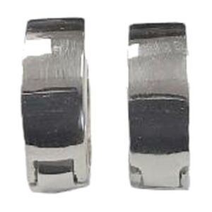 925 Sterling Silver Hoop Earrings EH-T5.0 X 13MM
